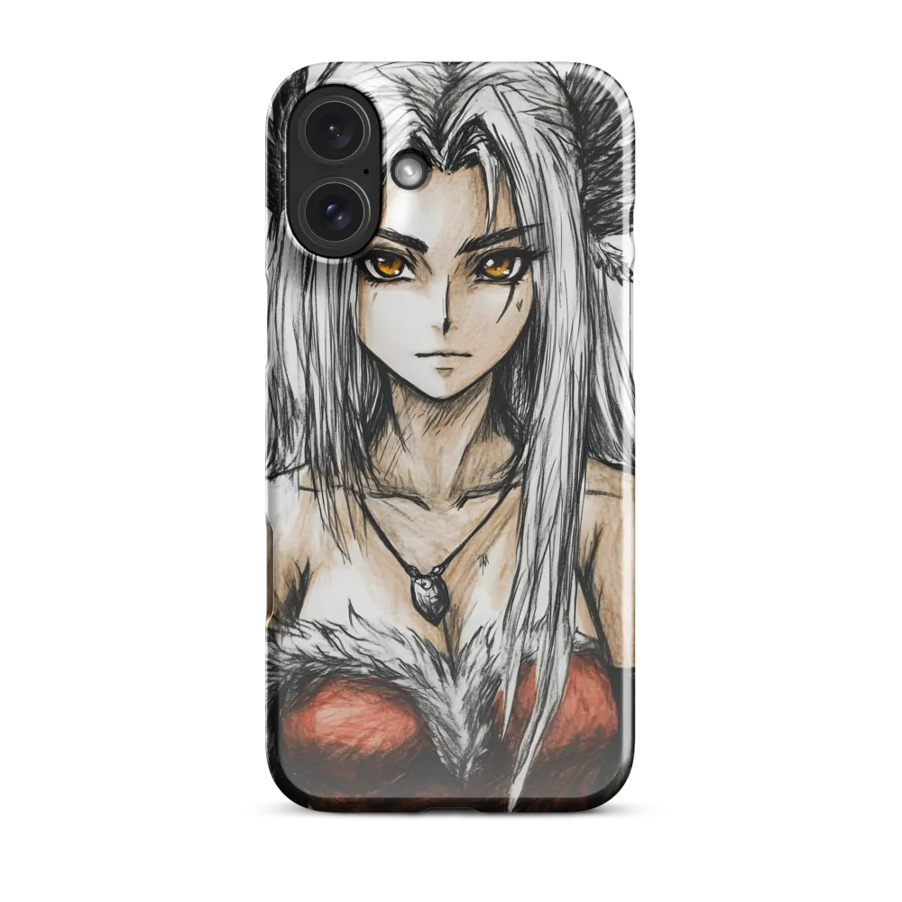 Mystical Guardian: A Confident Presence | Phone Case |  16 Plus | Snap Case | Glossy