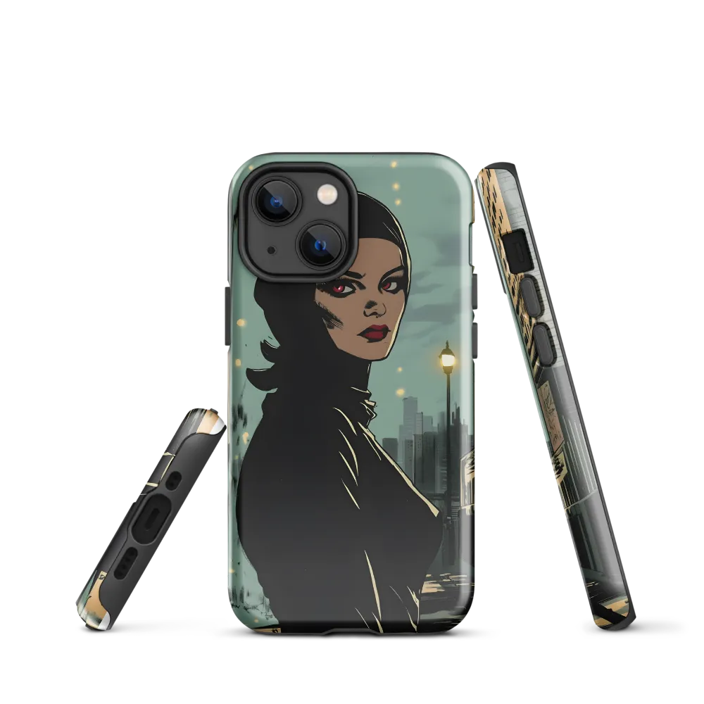 Shadows of Intrigue | Phone Case |  13 mini | Tough Case | Glossy