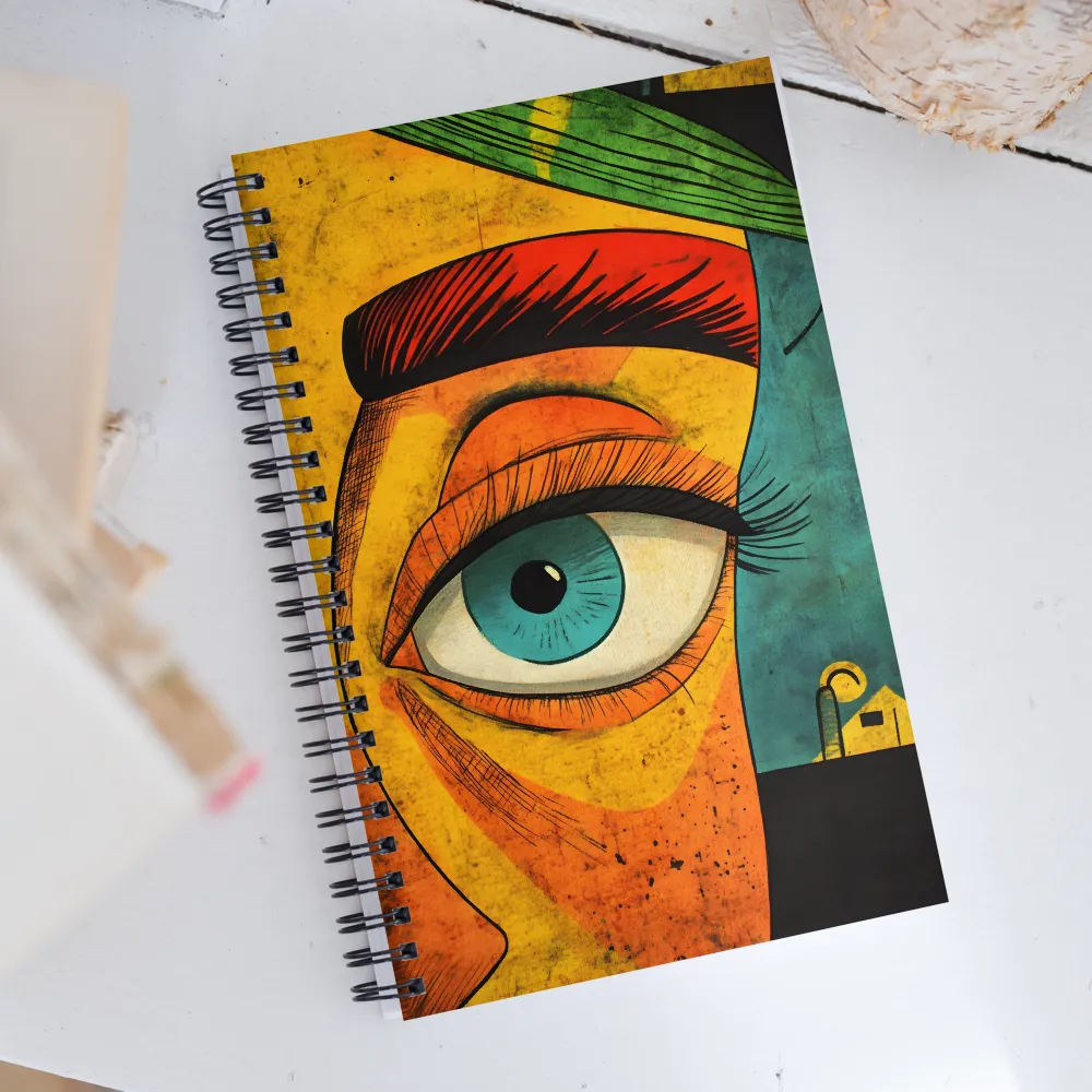 Gaze of the Urban Dream | Spiral Notebook