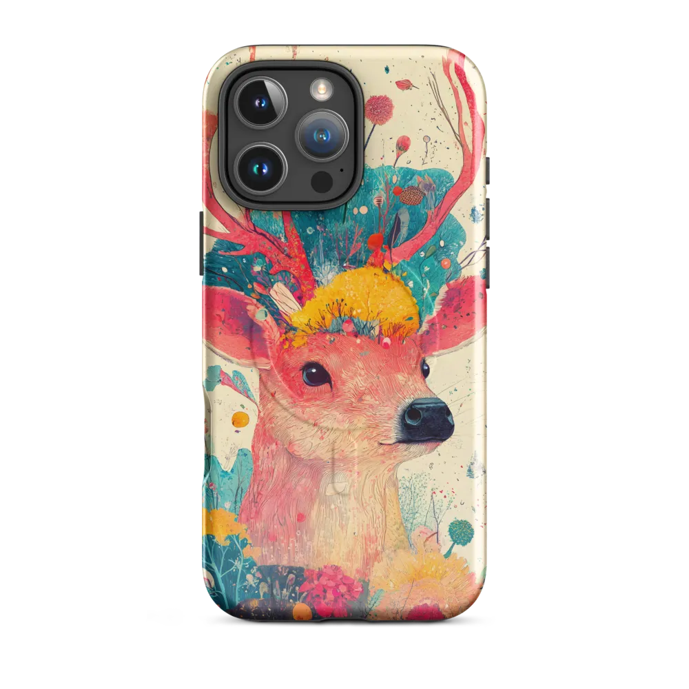 Whimsical Harmony: A Deer in Bloom