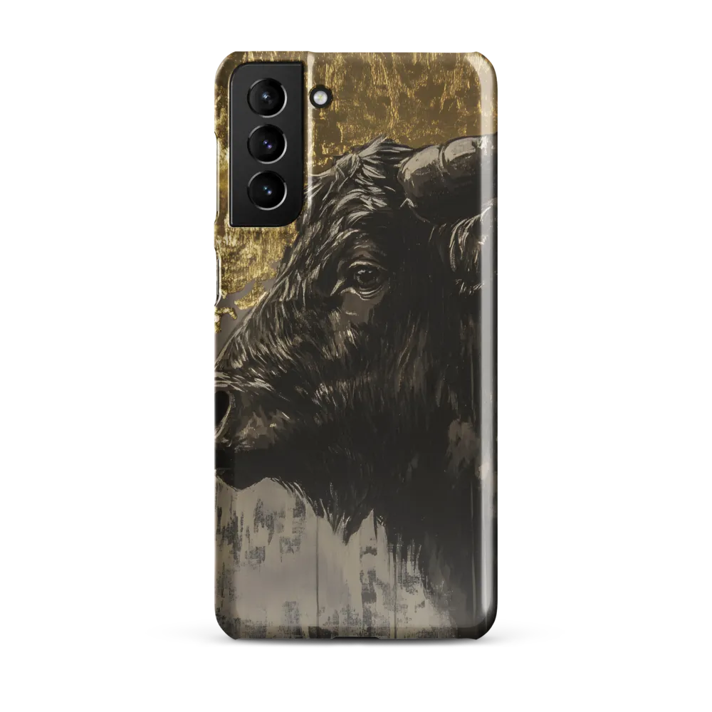 Majestic Bull Against the Golden Horizon