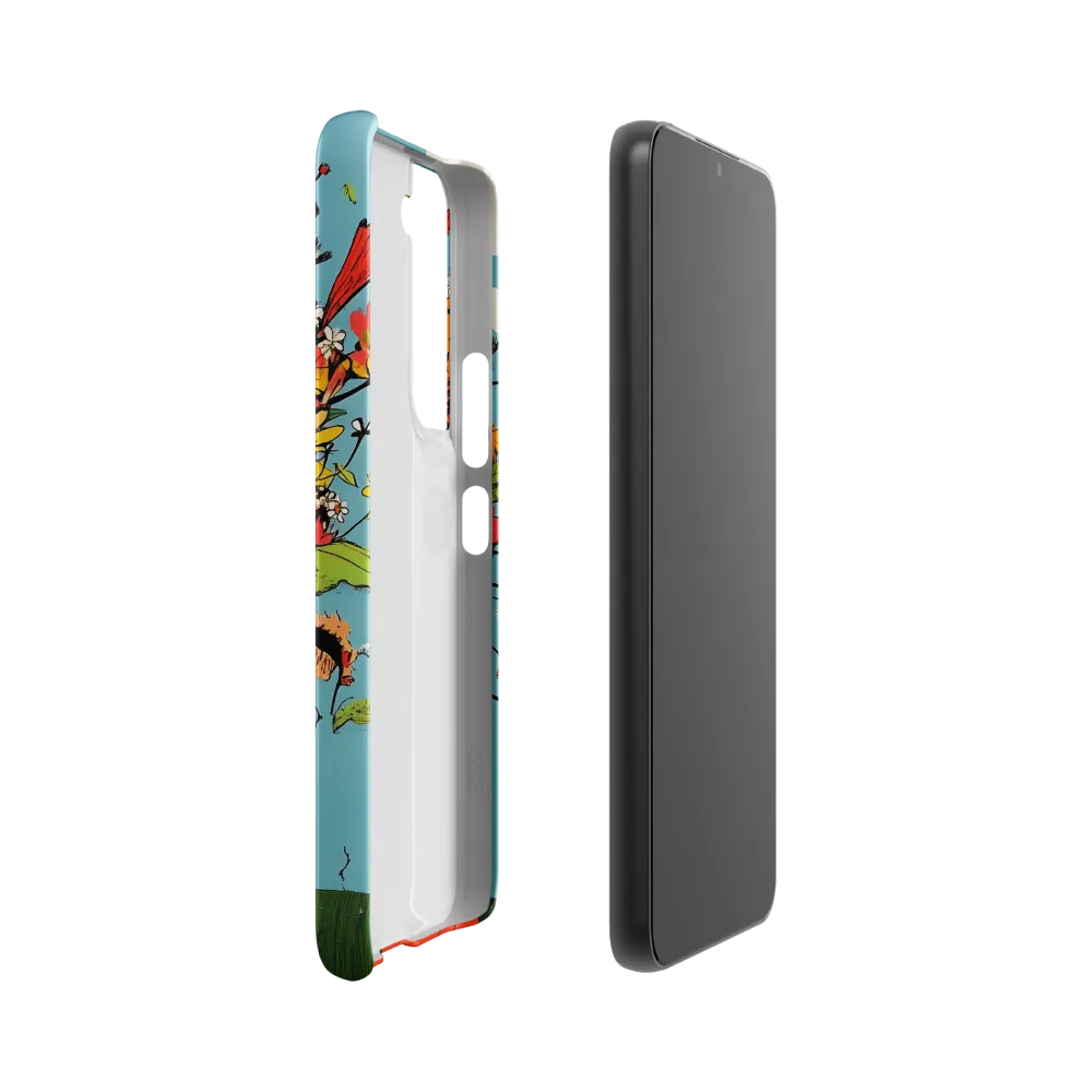 Whimsical Bloom | Phone Case |  S22 | Snap Case | Matte