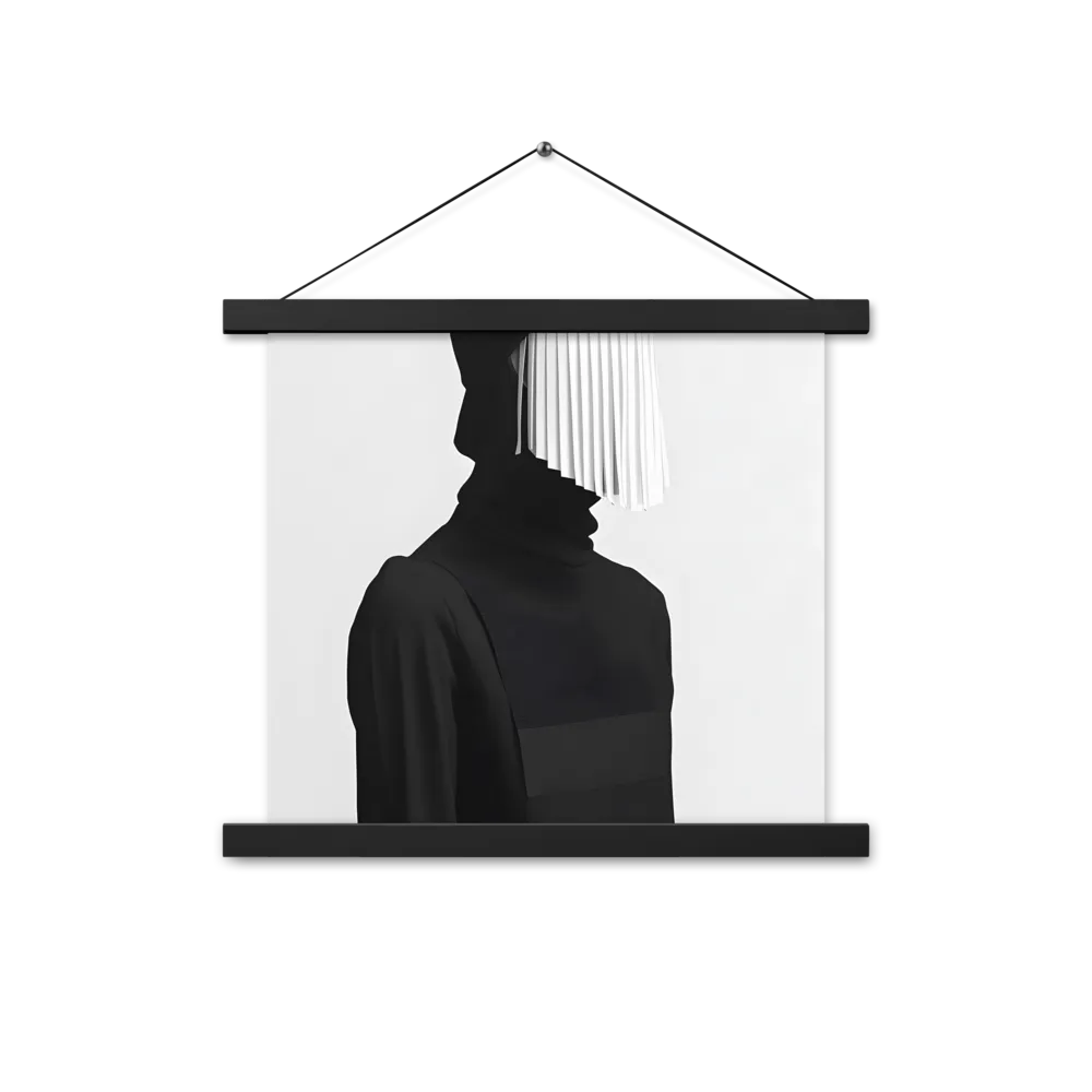 Veil of Mystery | Poster With Black Wood Hanger | 14″×14″
