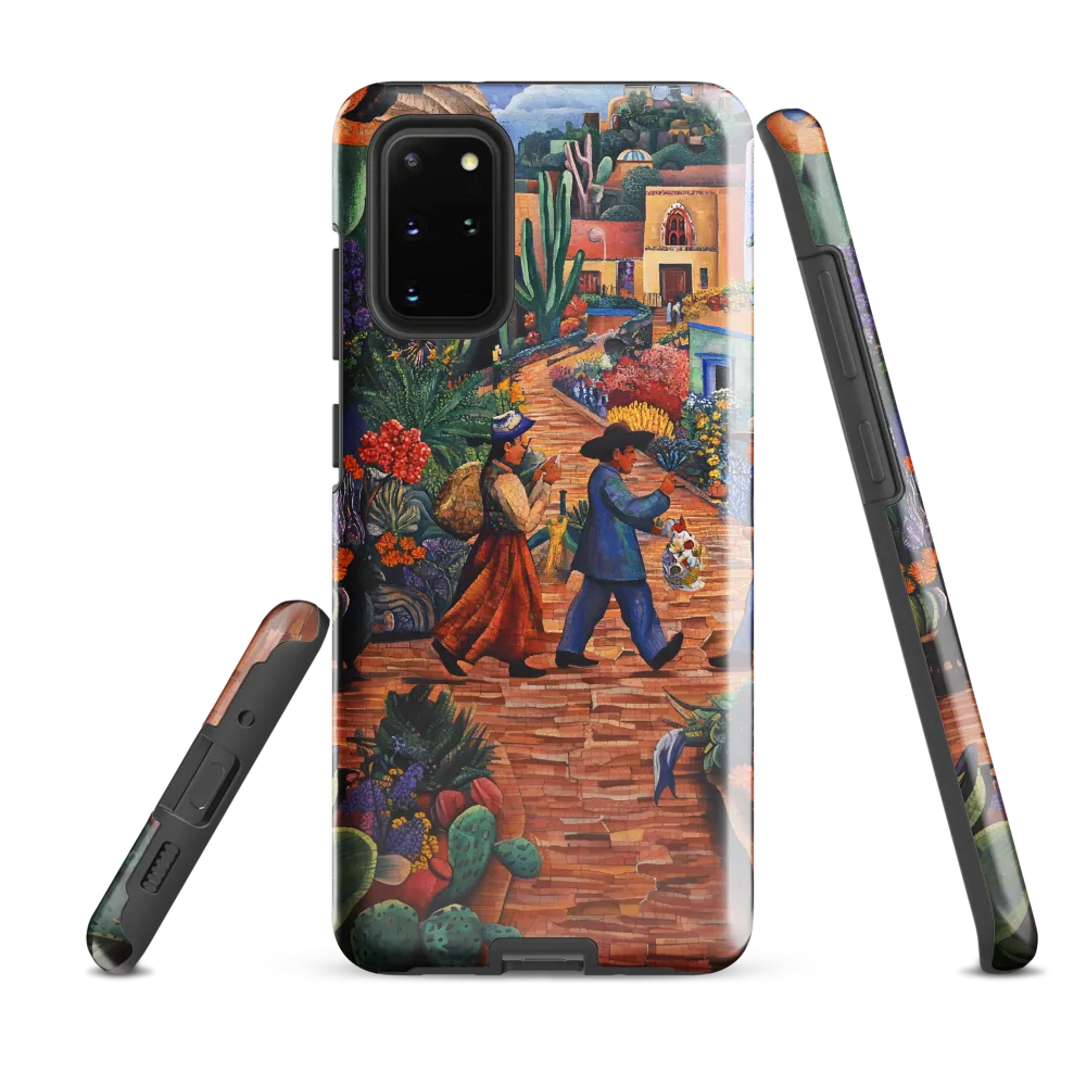 A Mosaic Journey Through Colorful Landscapes