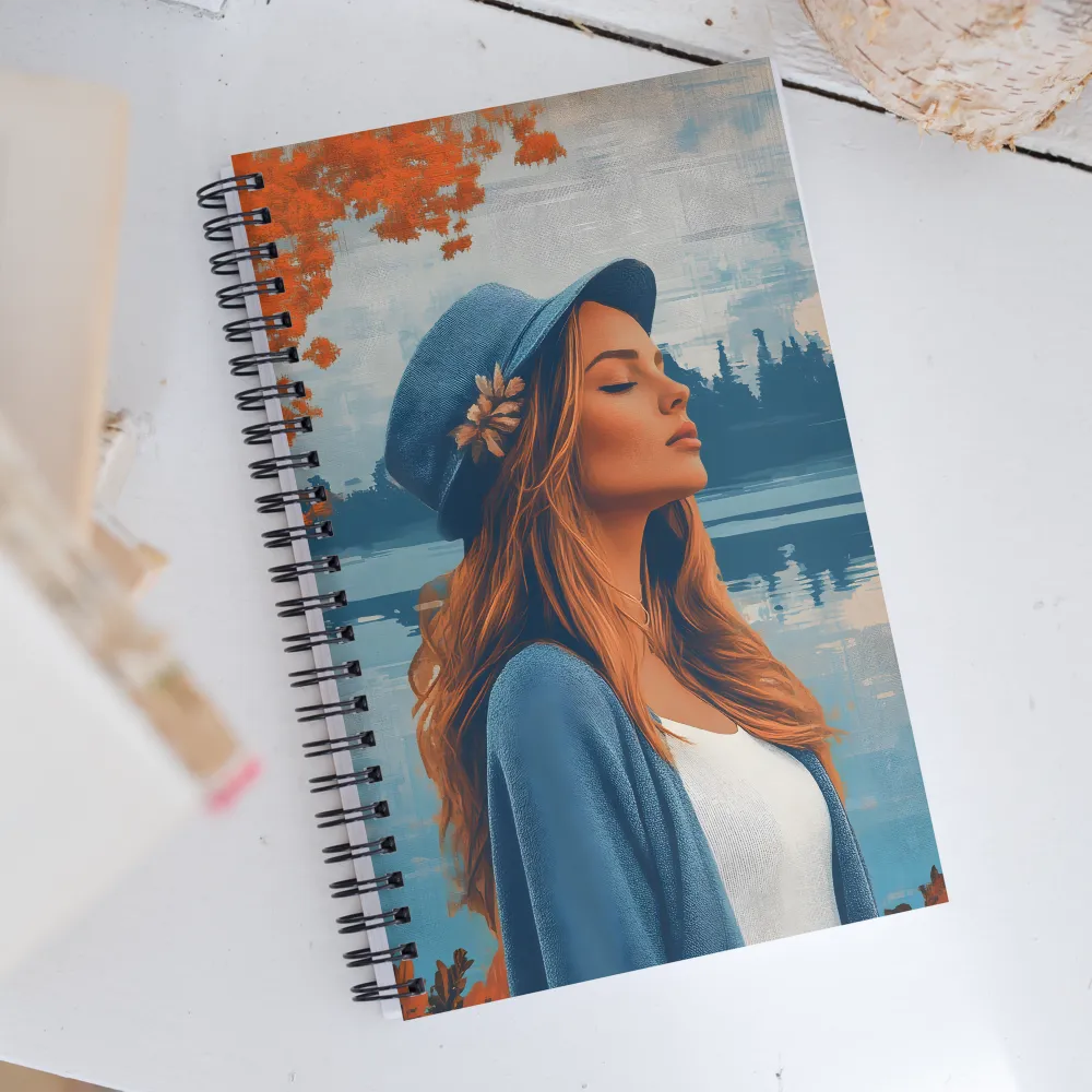 The Serene Reflection | Spiral Notebook