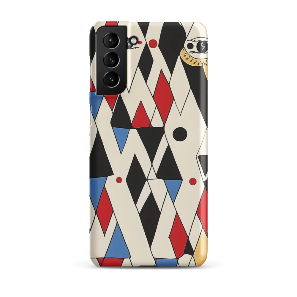 Dynamic Geometric Symphony | Phone Case |  S21 Plus | Snap Case | Matte