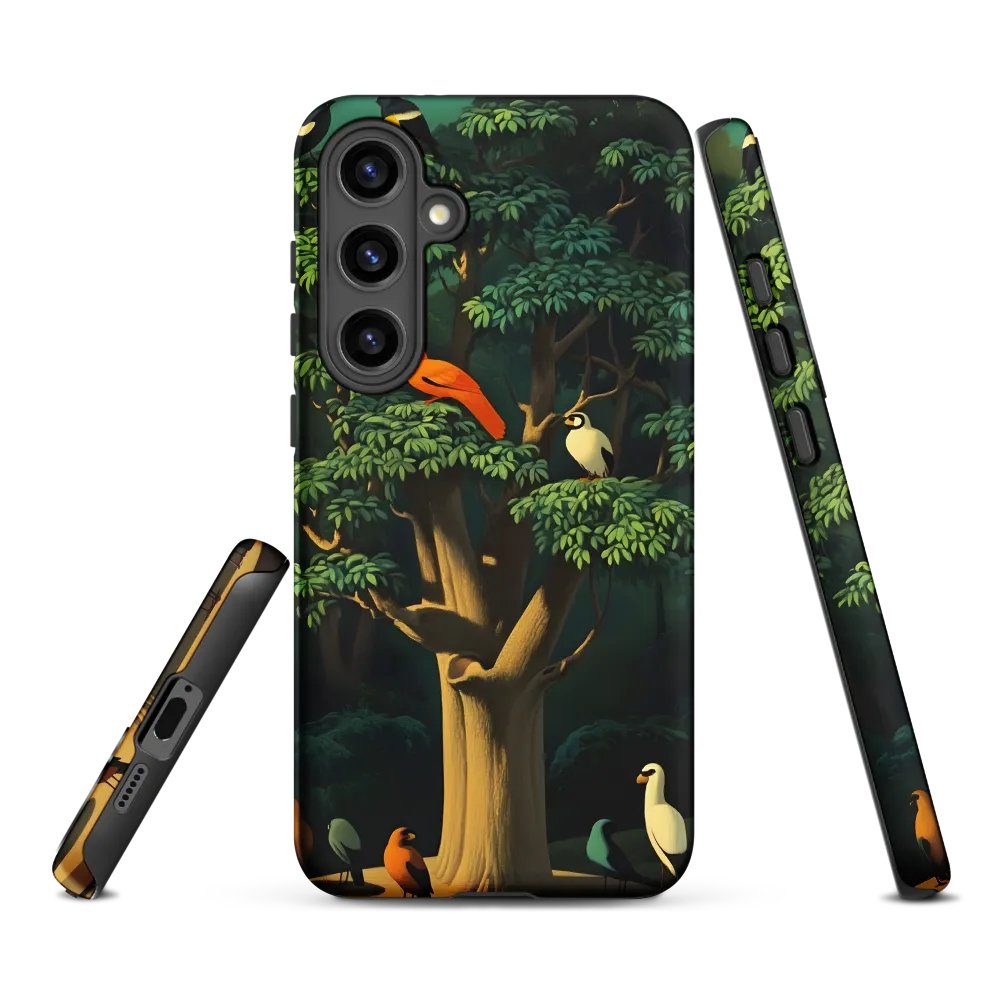 Harmony in Color: A Surreal Bird Symphony