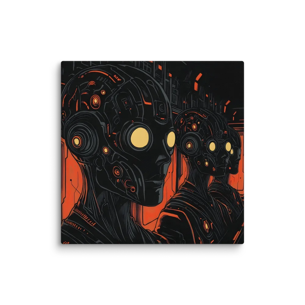 Surveillance in the Cyberscape | Canvas | 30″×30″