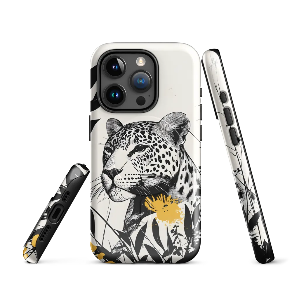 Majestic Leopard Amongst Flora