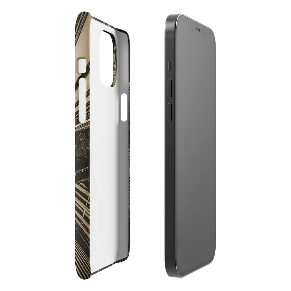 Urban Symphony: Aerial Perspective of City Life | Phone Case |  12 Pro Max | Snap Case | Matte