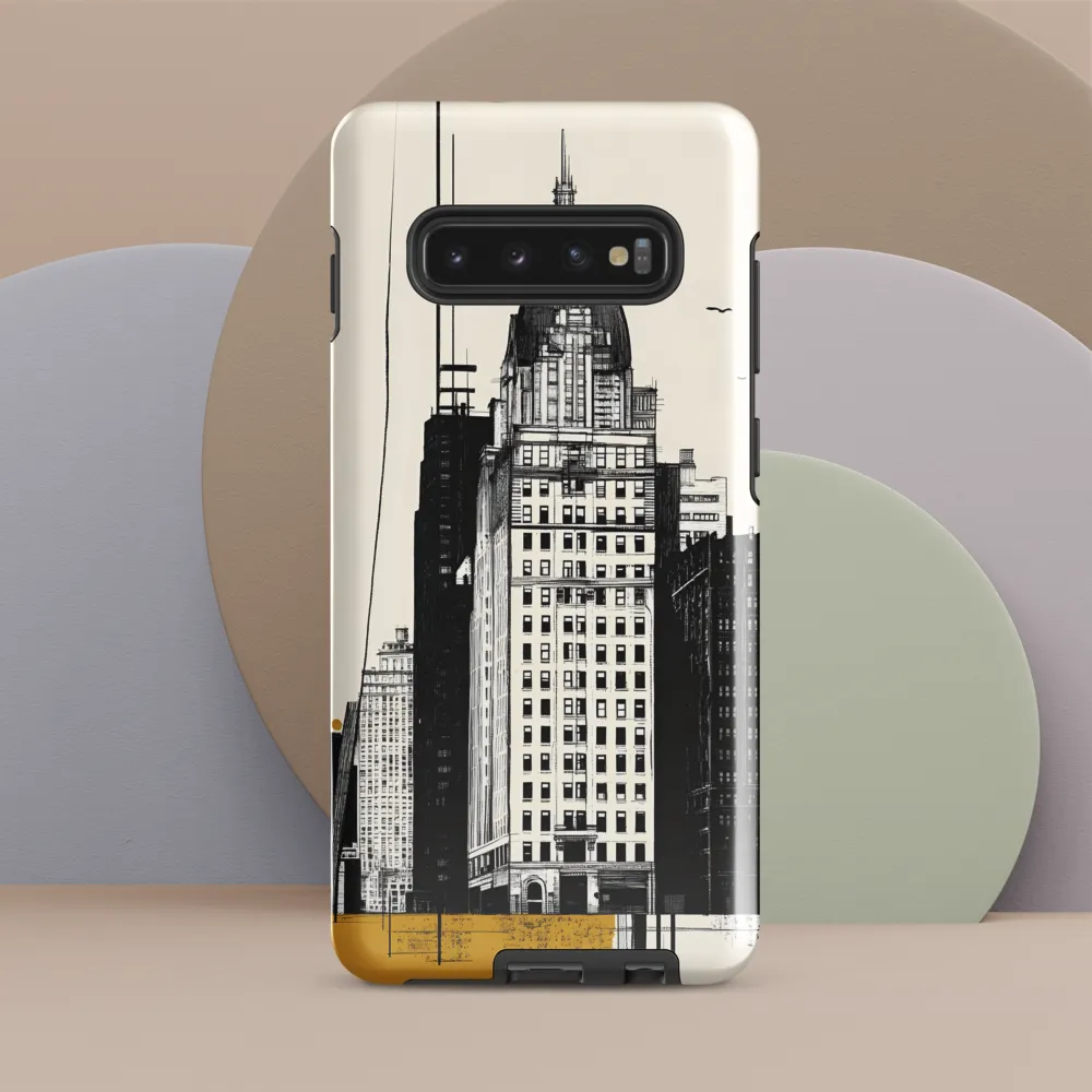 Urban Elegance: A Modern Cityscape | Phone Case |  S10 Plus | Tough Case | Glossy