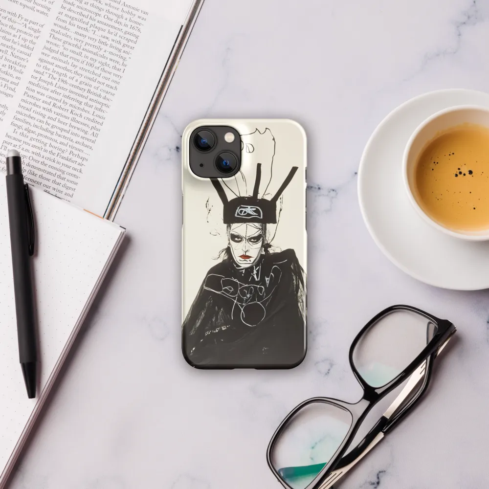 Mystique in Monochrome | Phone Case |  14 | Snap Case | Glossy
