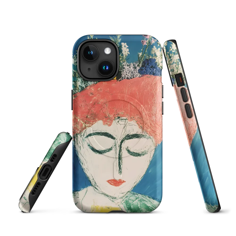 Serenity in Bloom | Phone Case |  15 | MagSafe® Tough Case | Matte