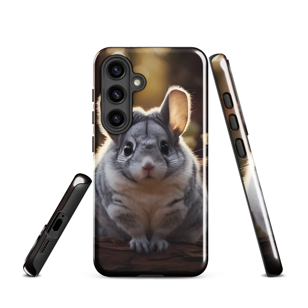 Curious Chinchilla in the Forest