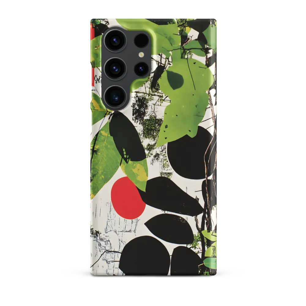 Nature's Geometry: A Contemporary Collage | Phone Case |  S23 Ultra | Snap Case | Matte