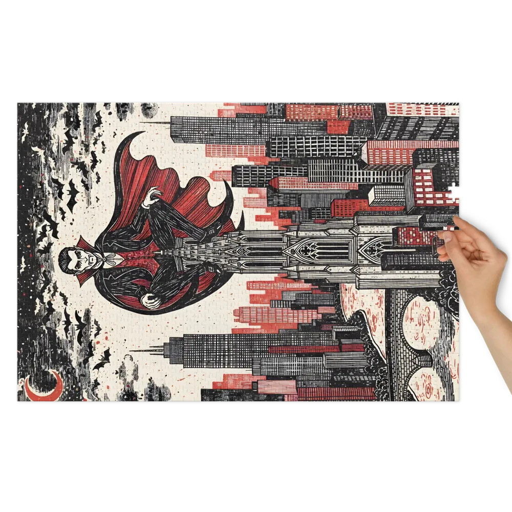 Nocturne of the Vampire Lord 
 Jigsaw Puzzle in Tin Box