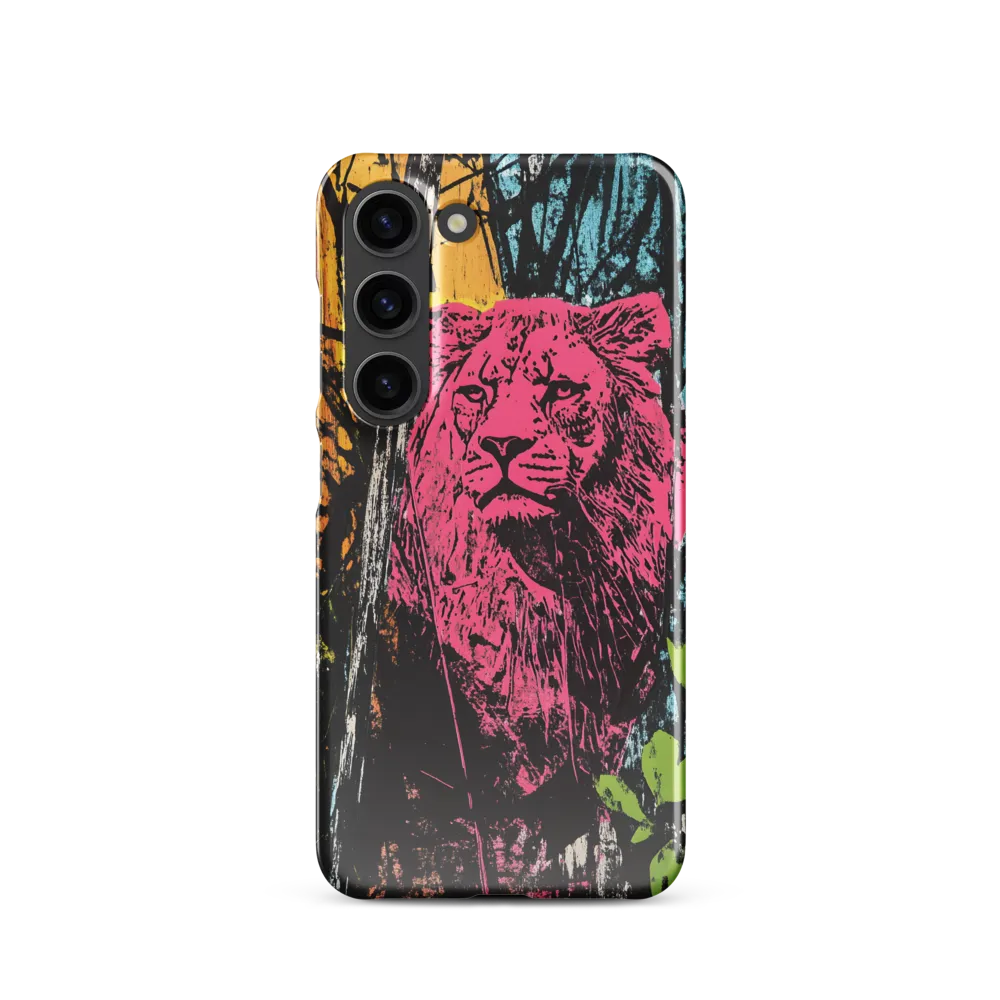 Fierce Vibrance: The Pink Lion