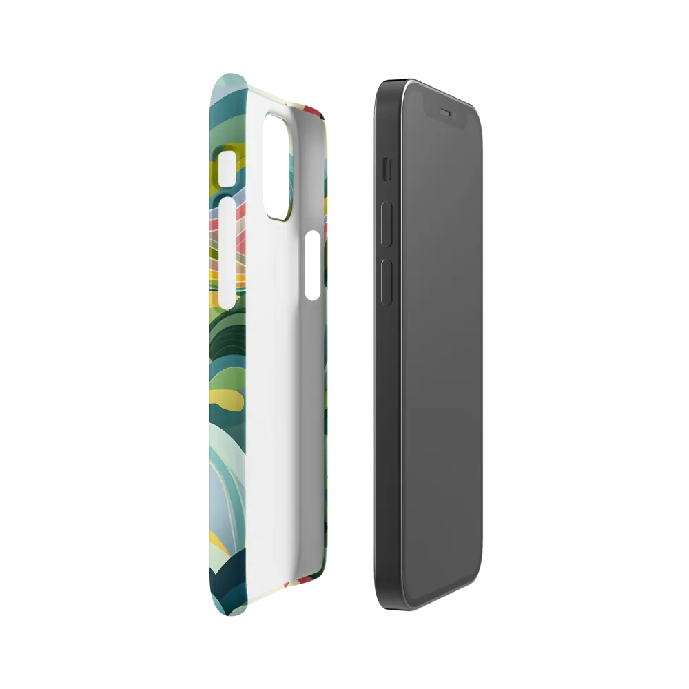 Waves of Serenity | Phone Case |  12 Mini | Snap Case | Matte
