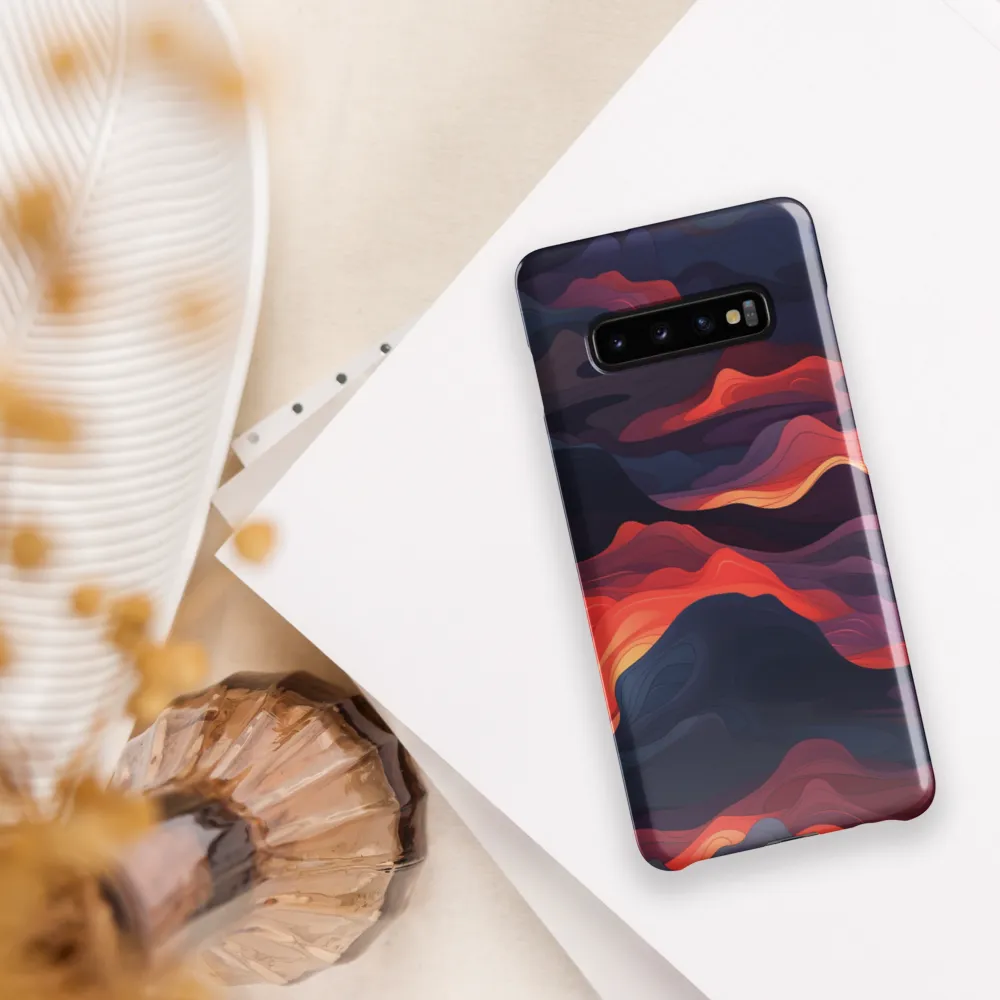 Ethereal Waves of Color | Phone Case |  S10 Plus | Snap Case | Glossy