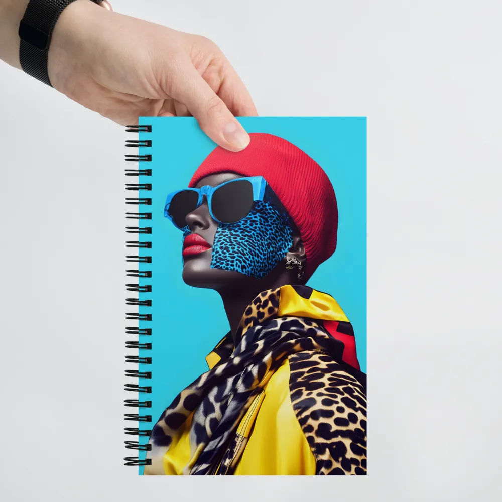 Bold Modernity: A Fashion Portrait | Spiral Notebook