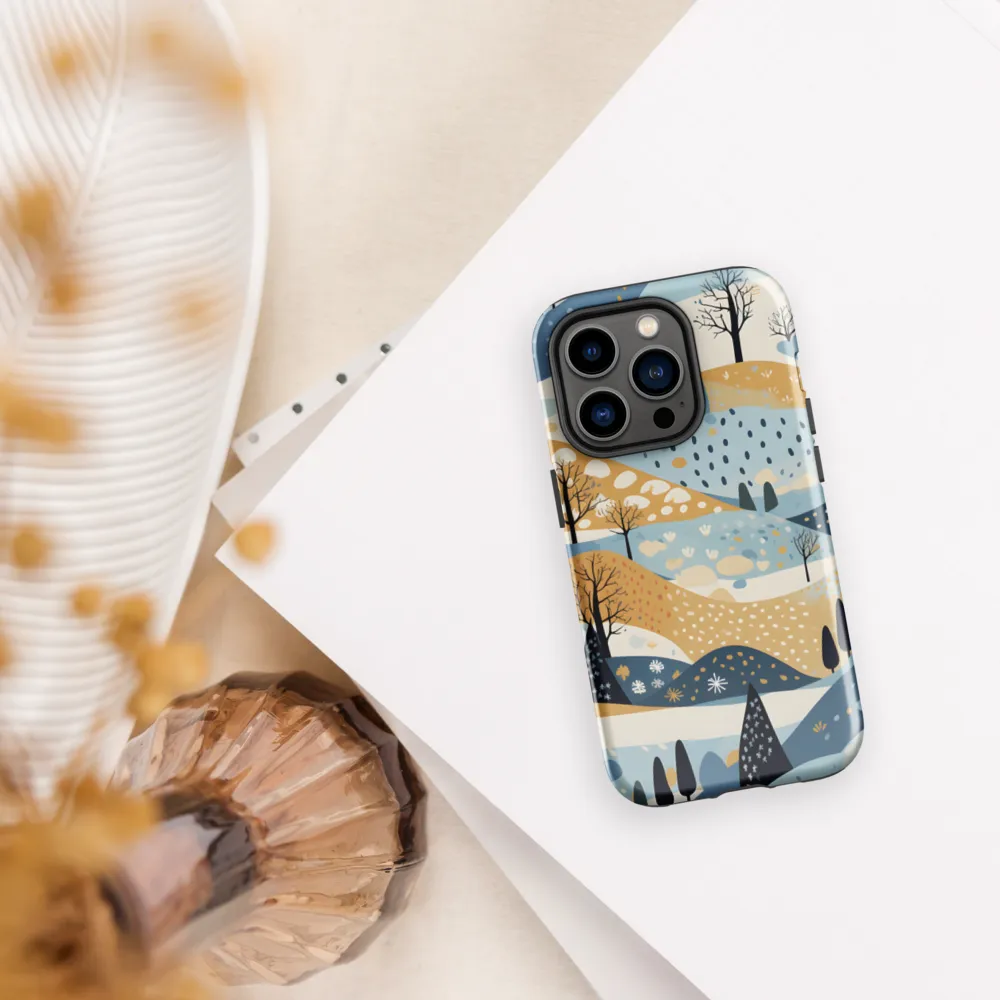 Whispers of a Playful Landscape | Phone Case |  14 Pro | Tough Case | Glossy