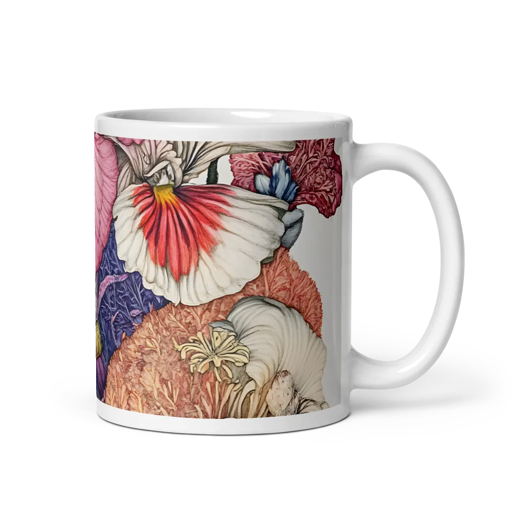 Blooming Opulence | Mug with White inside | 11 oz