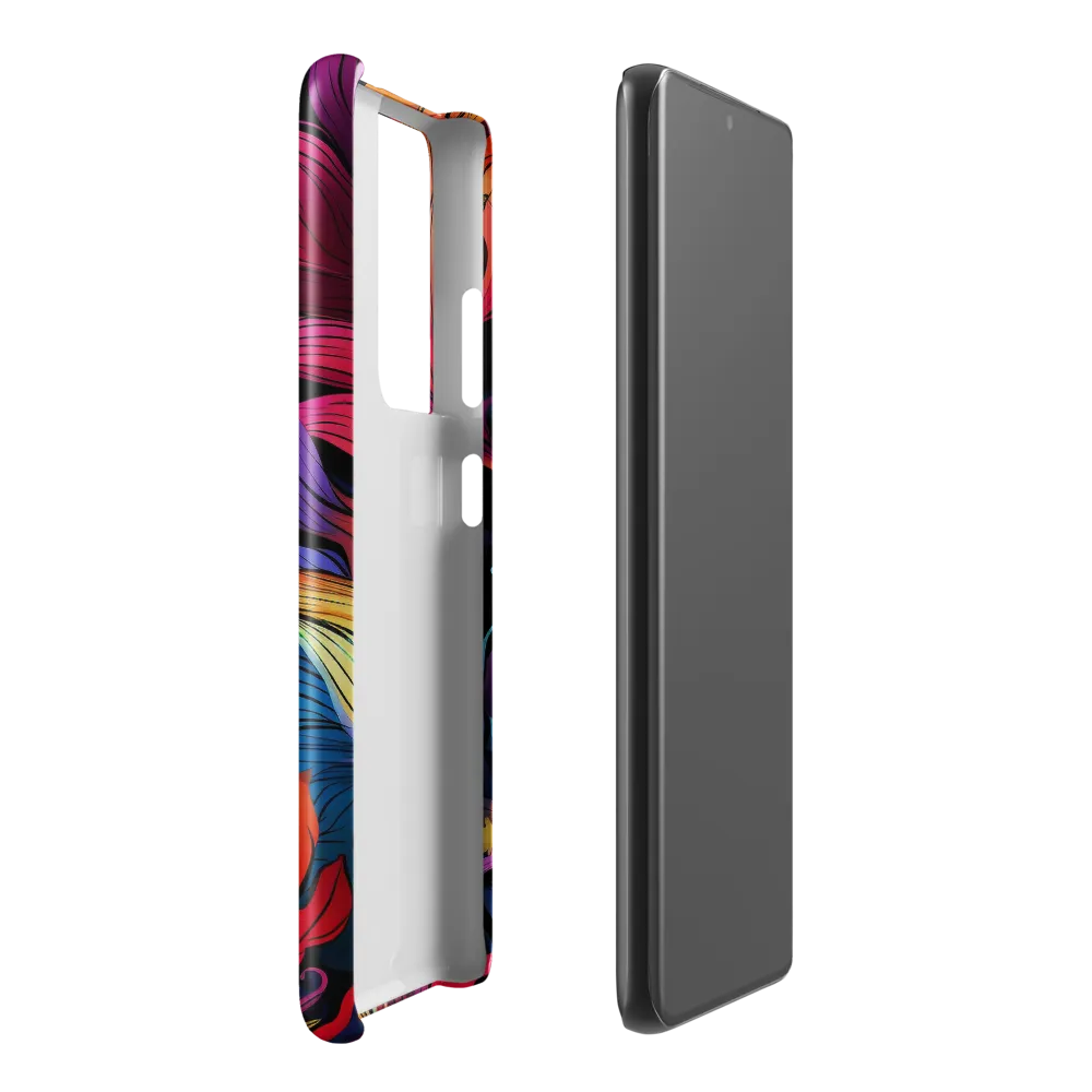 Floral Symphony | Phone Case |  S21 Ultra | Snap Case | Glossy