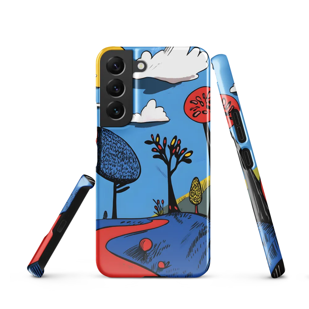 A Playful Journey Through Whimsical Woods | Phone Case |  S22 | Snap Case | Glossy