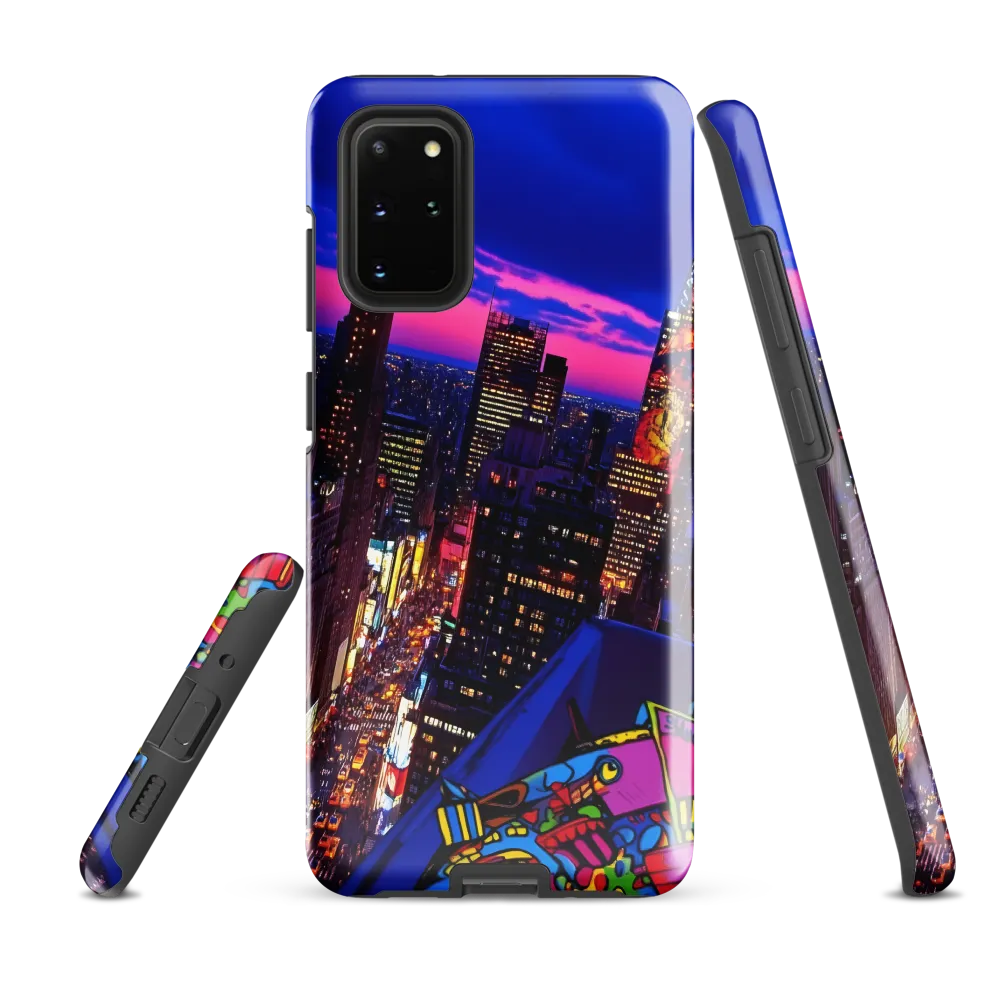 Neon Twilight: A City in Vibrance