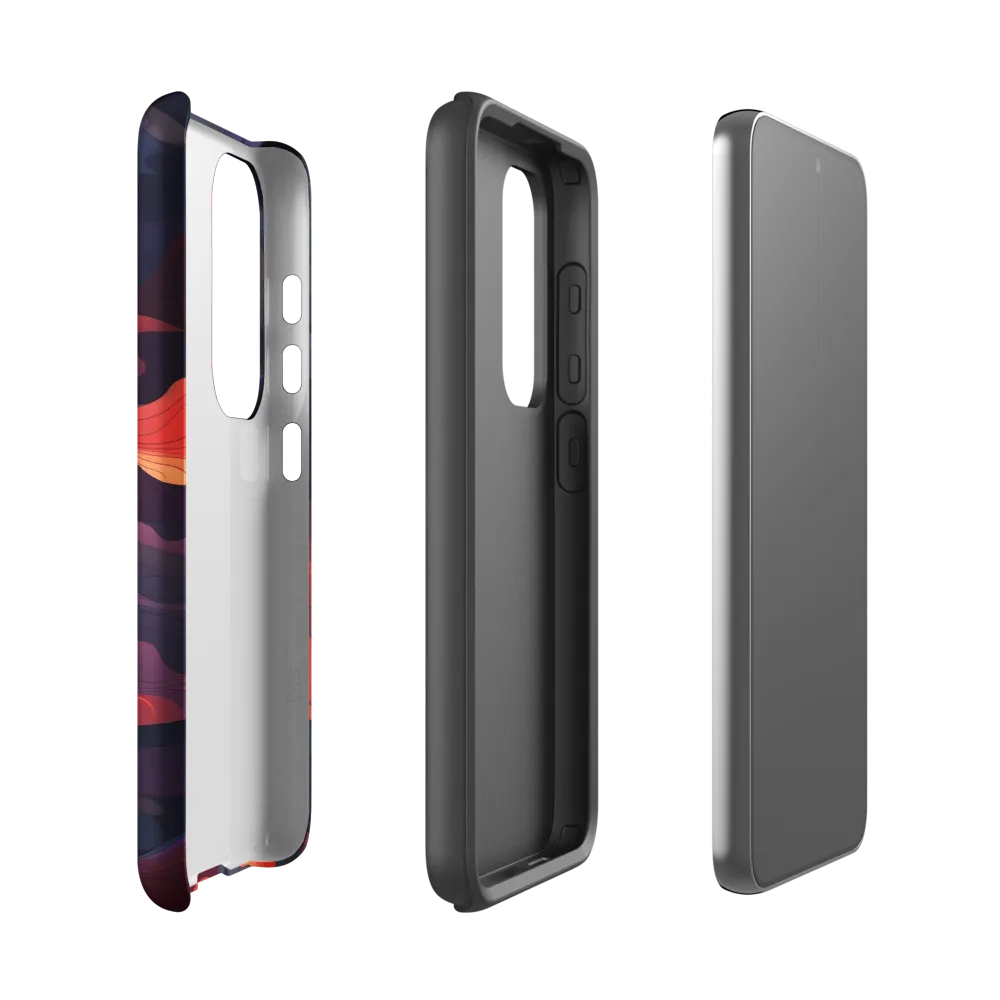 Ethereal Waves of Color | Phone Case |  S23 | Tough Case | Matte