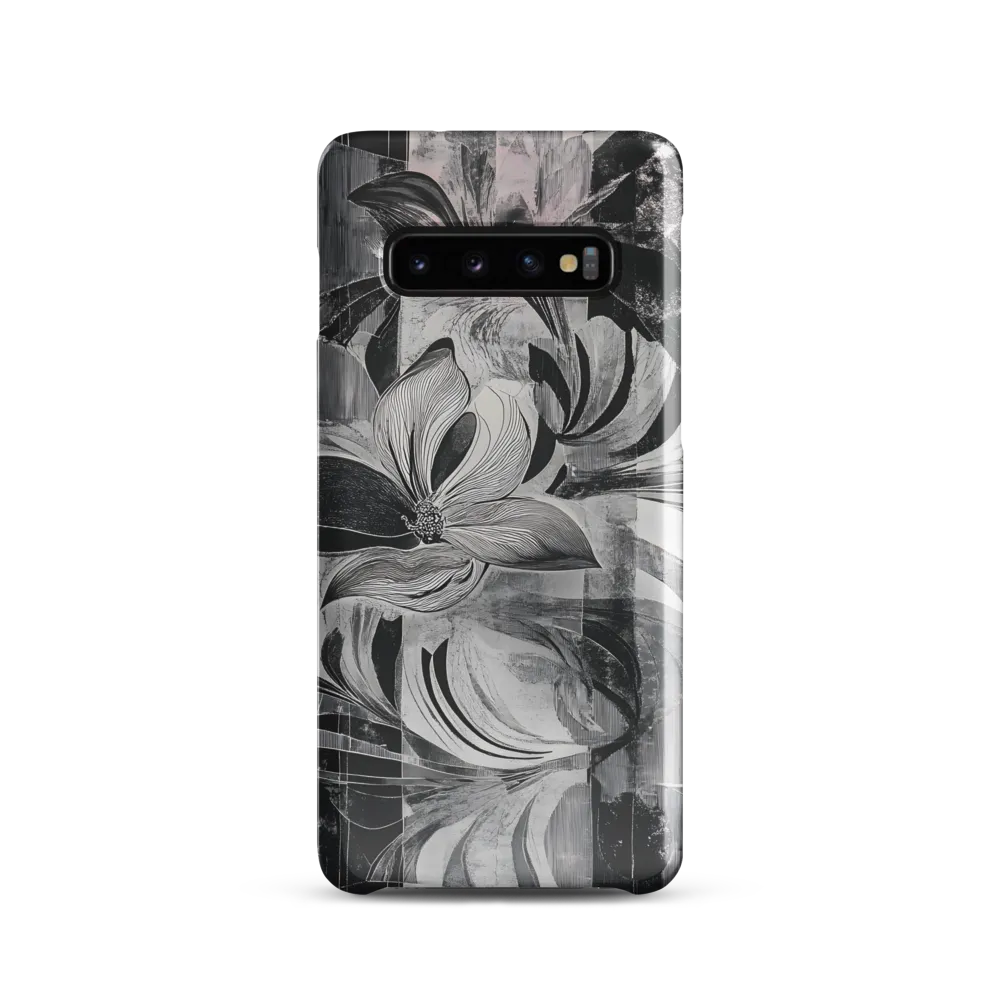 Floral Fusion in Monochrome