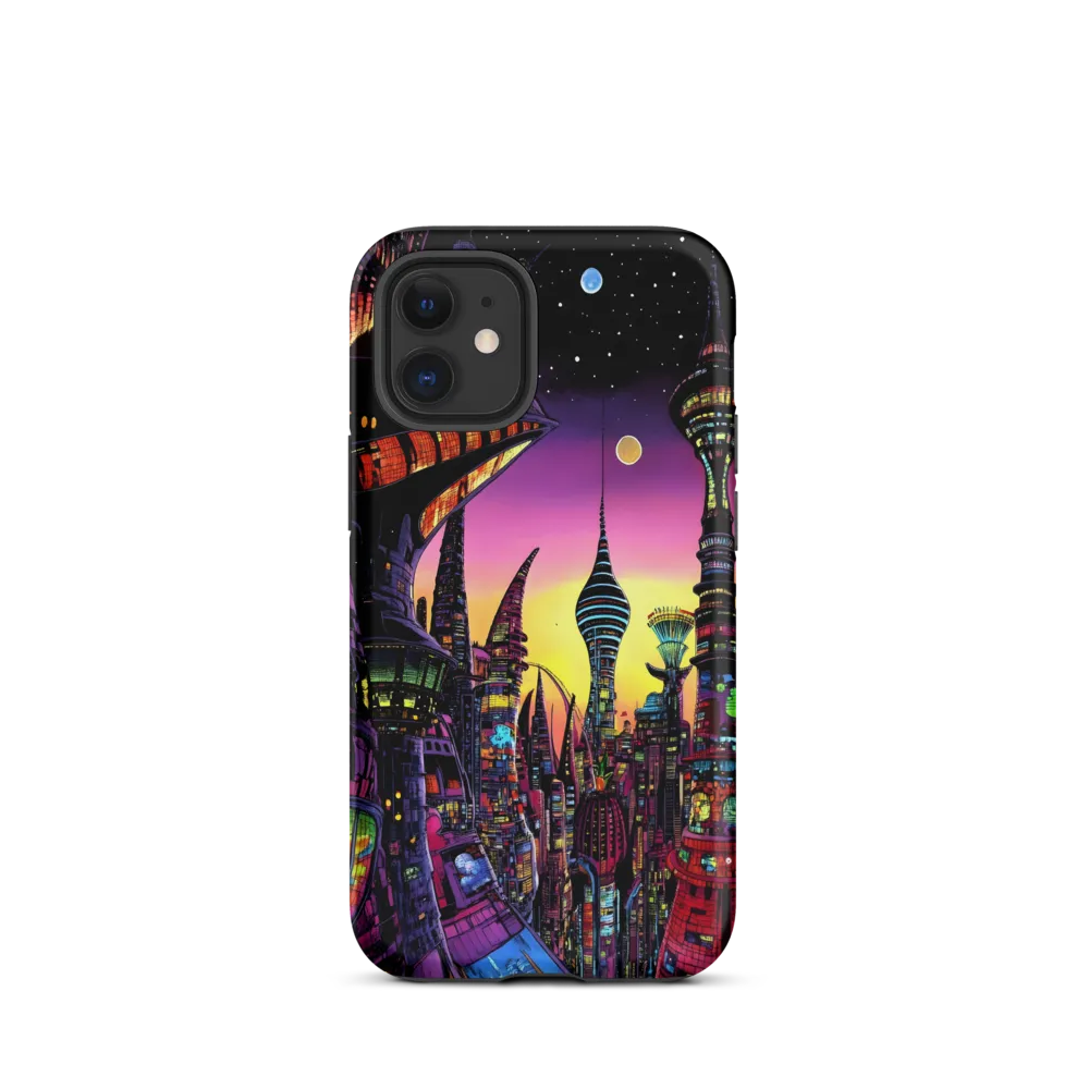 Futuristic Cityscape at Dusk