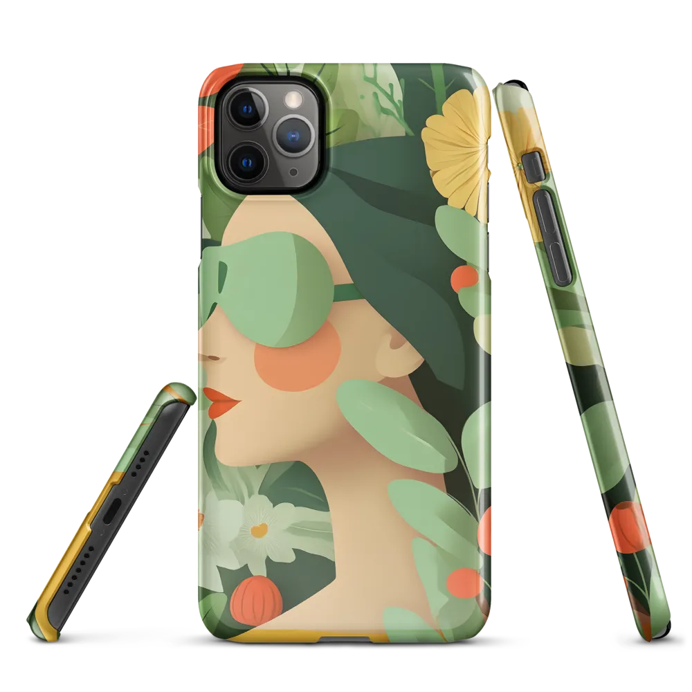 Nature's Serenity: A Modern Portrait | Phone Case |  11 Pro Max | Snap Case | Glossy