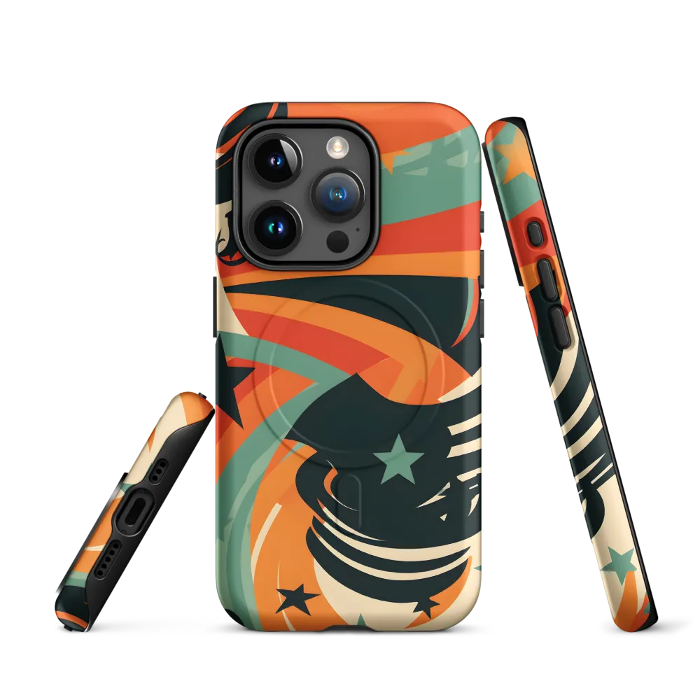 Swirls of Elegance | Phone Case |  15 Pro | MagSafe® Tough Case | Matte