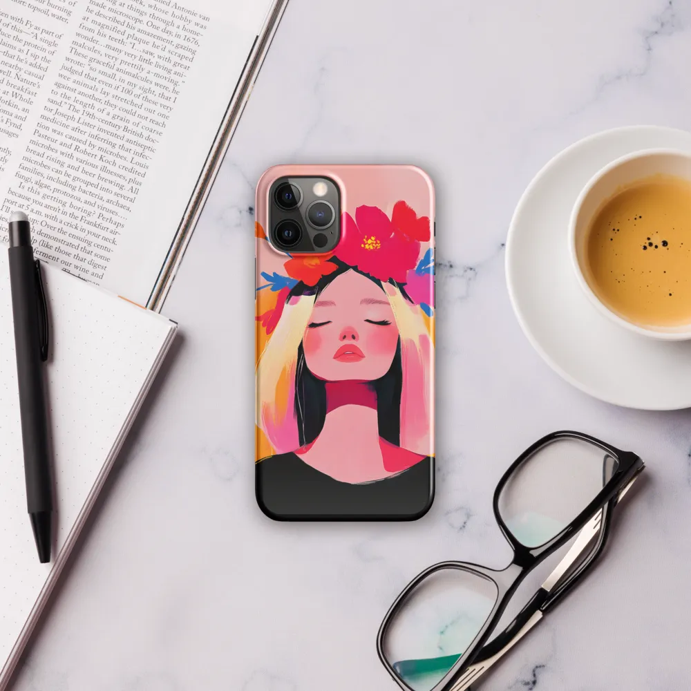 Floral Serenity | Phone Case |  12 Pro | Snap Case | Glossy