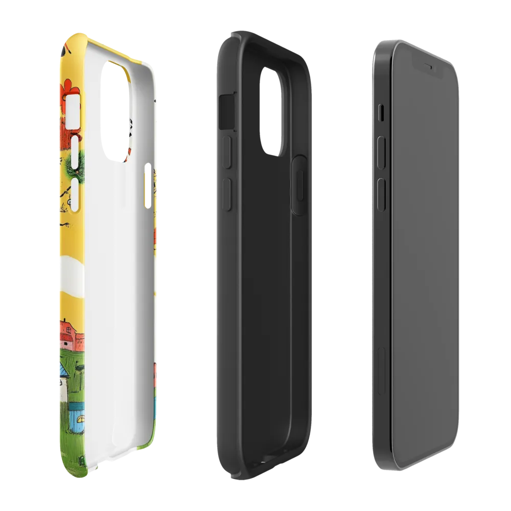 Whimsical Blooms of Life | Phone Case |  12 Pro | Tough Case | Glossy