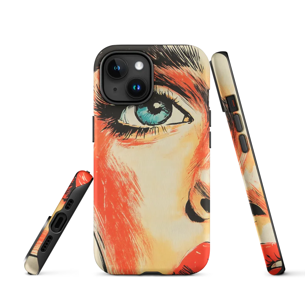 Intense Gaze: A Pop Art Portrait