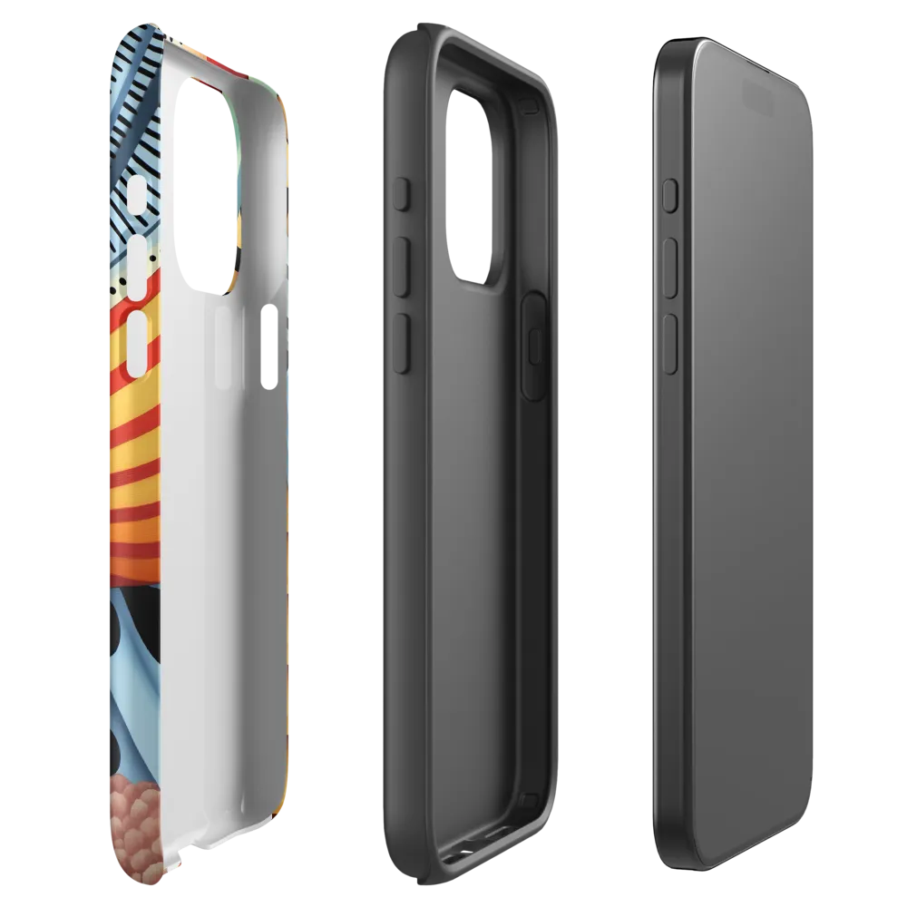 Symphony of Shapes | Phone Case |  15 Pro Max | Tough Case | Matte
