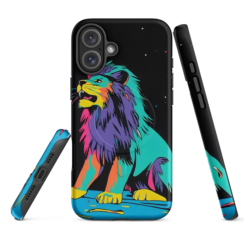 Roaring Colors: The Neon Lion