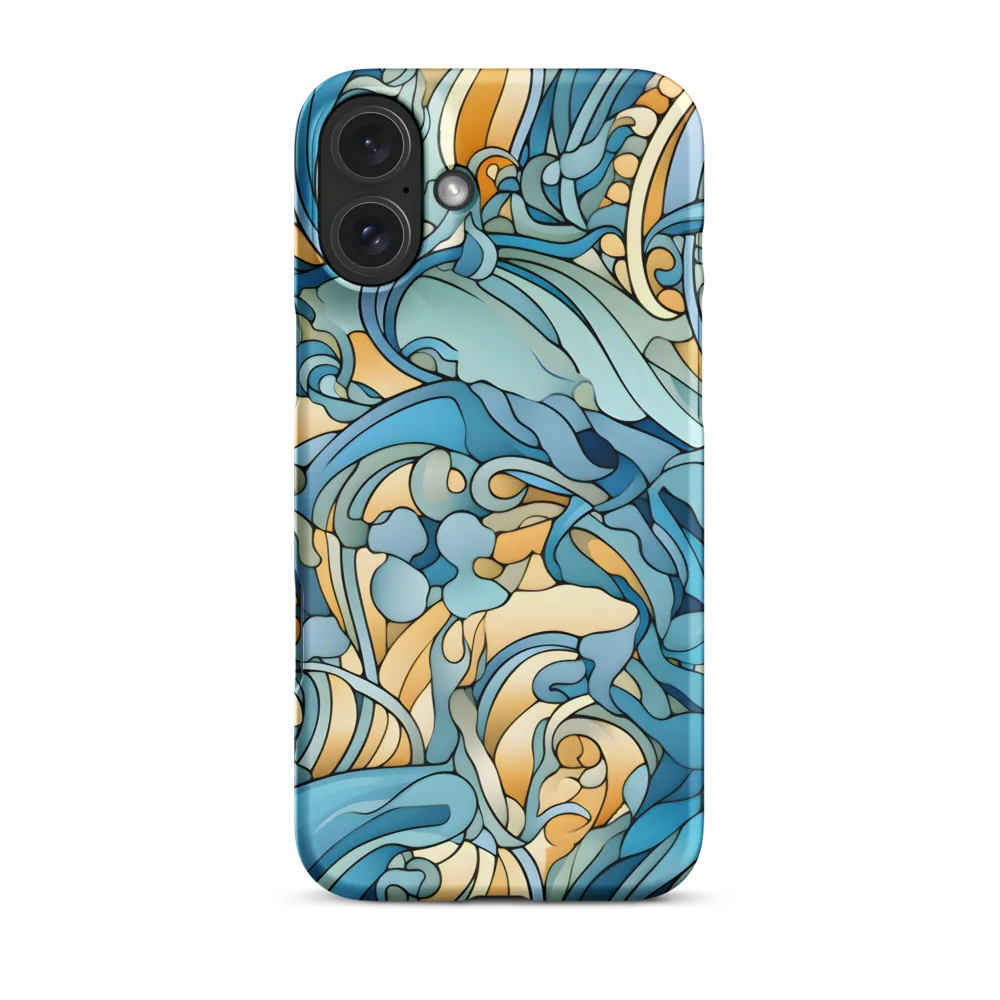 Dancing Waves of the Ocean | Phone Case |  16 Plus | Snap Case | Matte