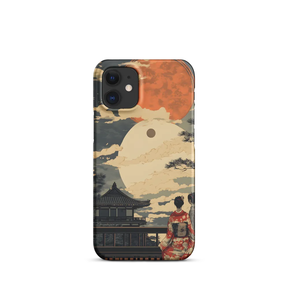 Under the Embrace of the Moon | Phone Case |  12 Mini | Snap Case | Matte