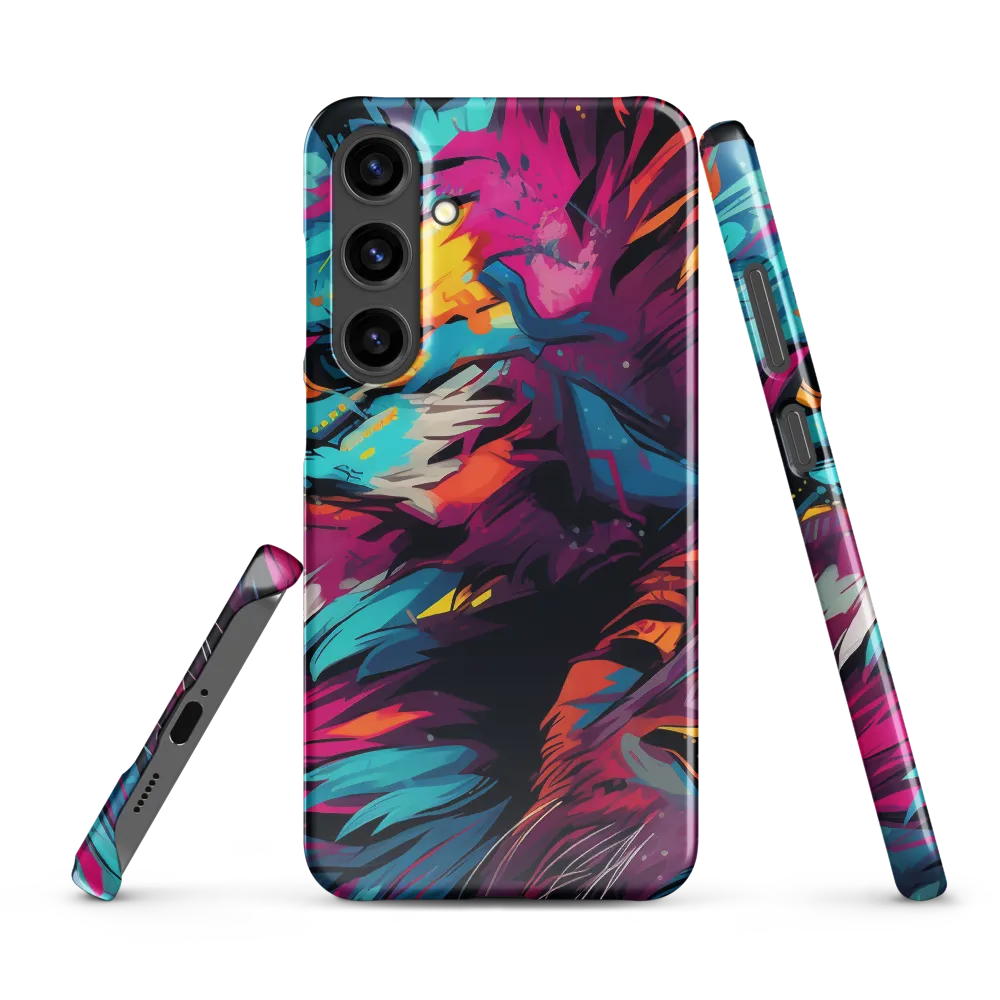 Vivid Majesty: The Modern Lion | Phone Case |  S24 Plus | Snap Case | Glossy