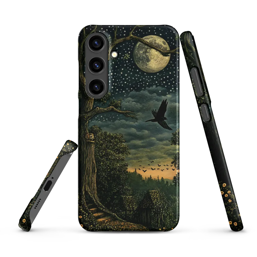 Mystical Nightscape Under the Full Moon | Phone Case |  S24 Plus | Snap Case | Matte
