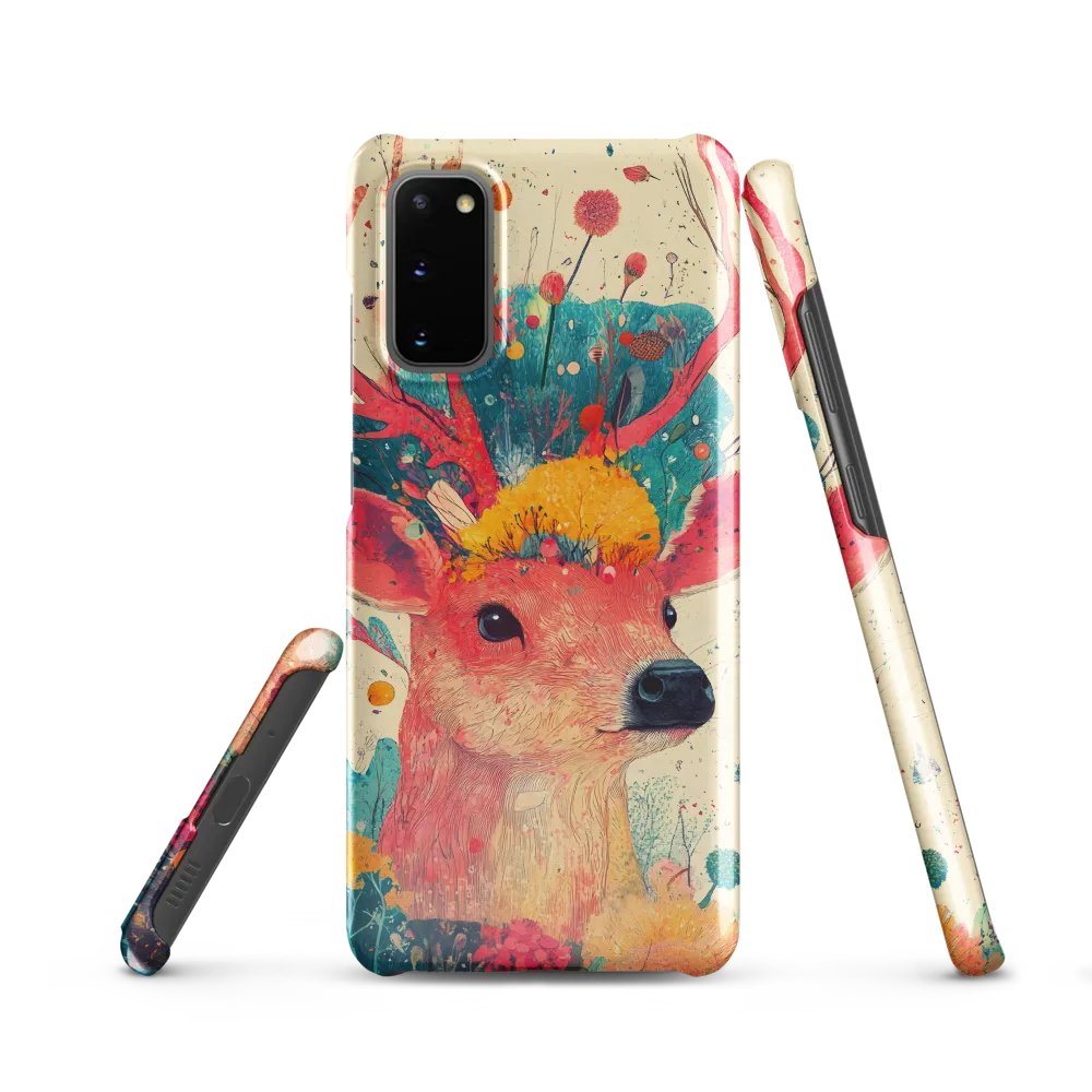 Whimsical Harmony: A Deer in Bloom