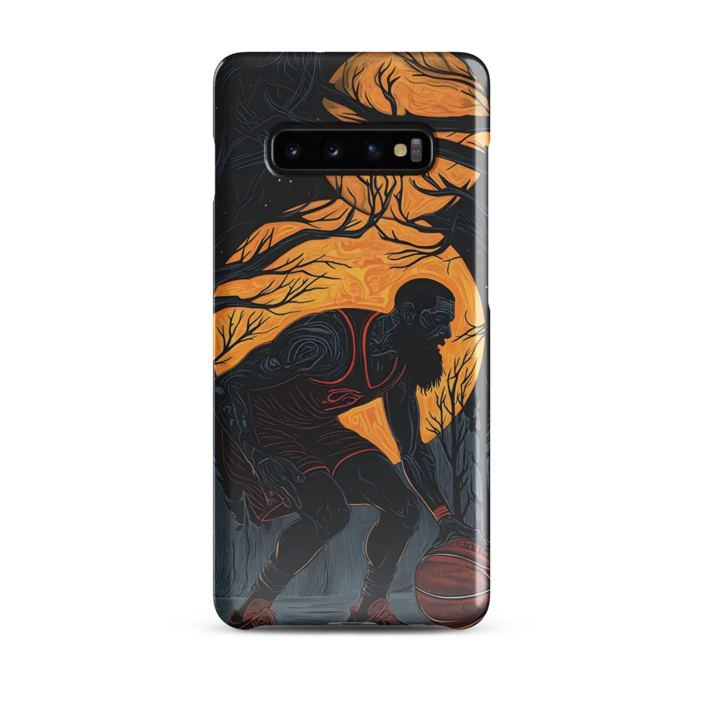 Under the Moonlight: A Basketball Player's Dance | Phone Case |  S10 Plus | Snap Case | Glossy