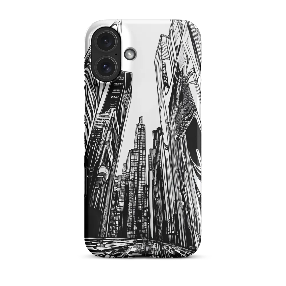 Urban Echoes: A Line Art Journey