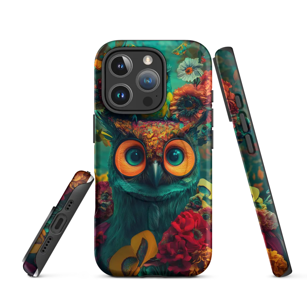 Majestic Harmony: The Floral Owl