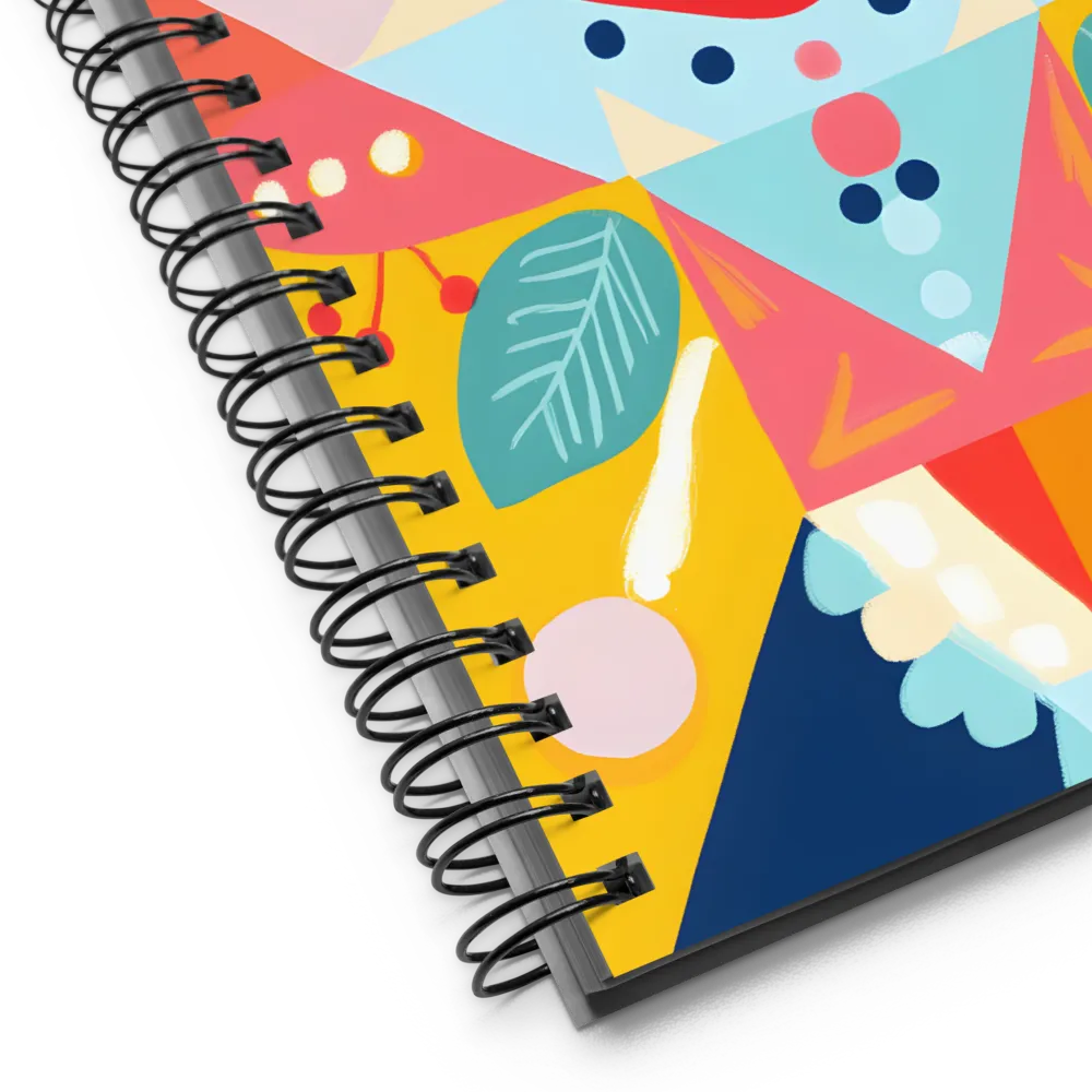 Symphony of Shapes | Spiral Notebook