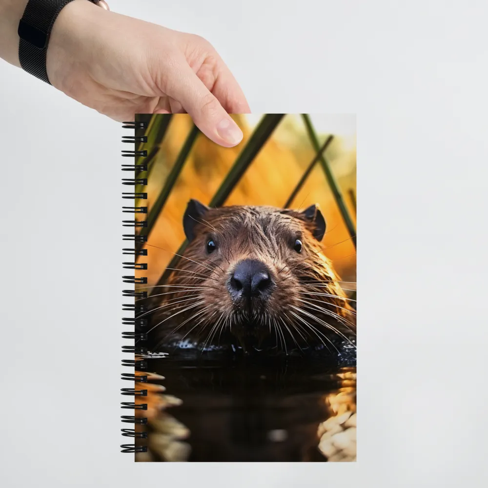 Beaver Serenity: A Natural Portrait | Spiral Notebook