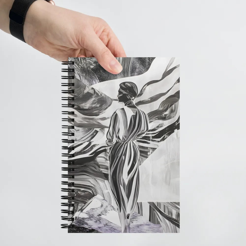 Elegance in Motion | Spiral Notebook